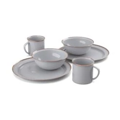GSI Outdoors Mesa 2 Person Enamelware Tableset