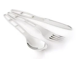 GSI Outdoors Glacier Stainless 3 Pc. Cutlery Set