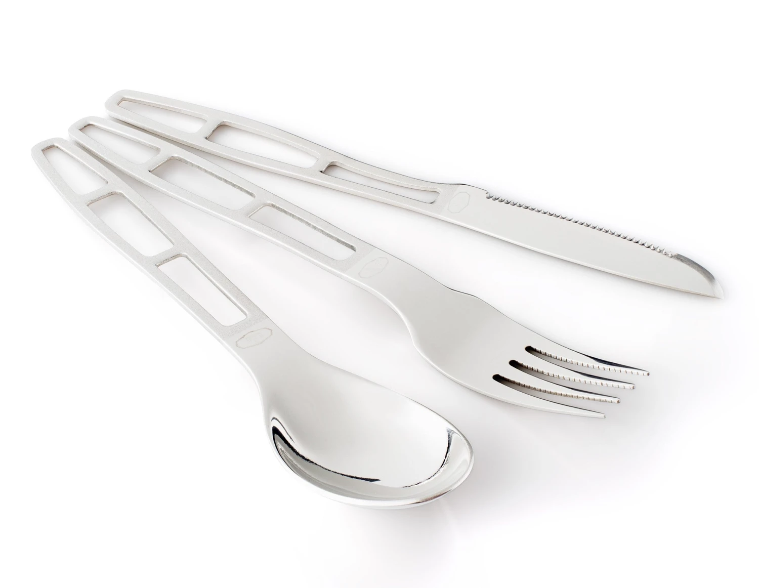 GSI Outdoors Glacier Stainless 3 Pc. Cutlery Set