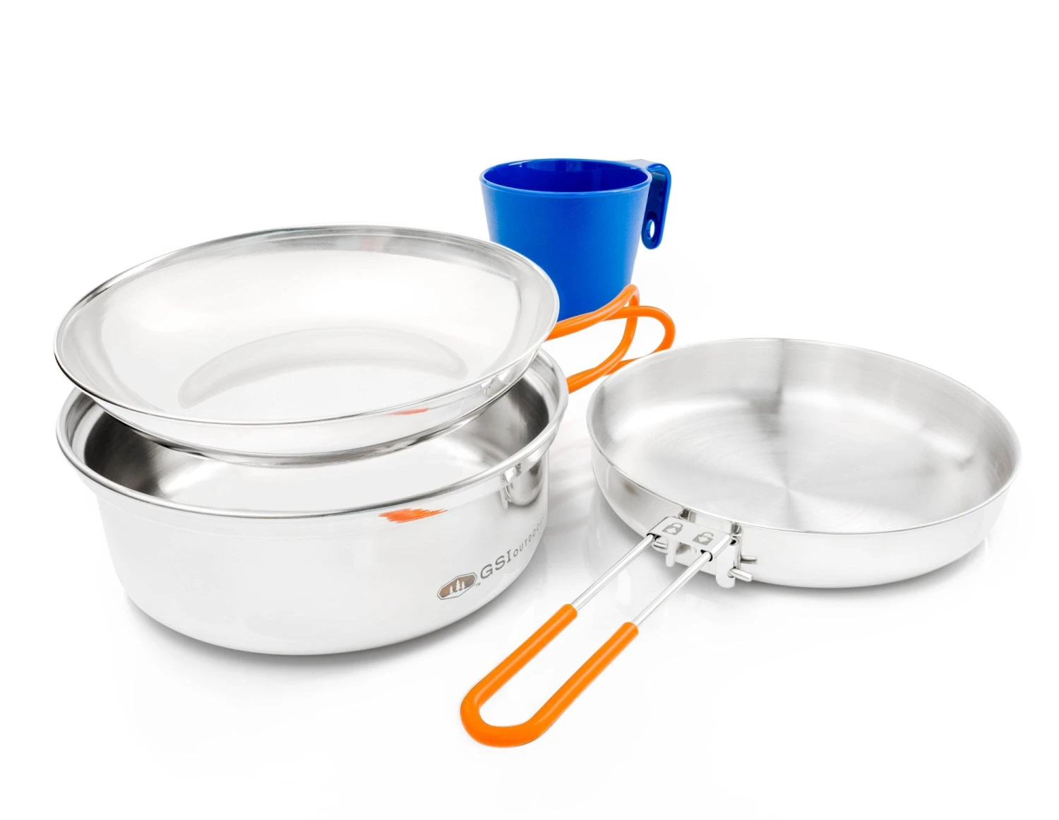 GSI Outdoors Glacier Stainless 1 Person Mess Kit