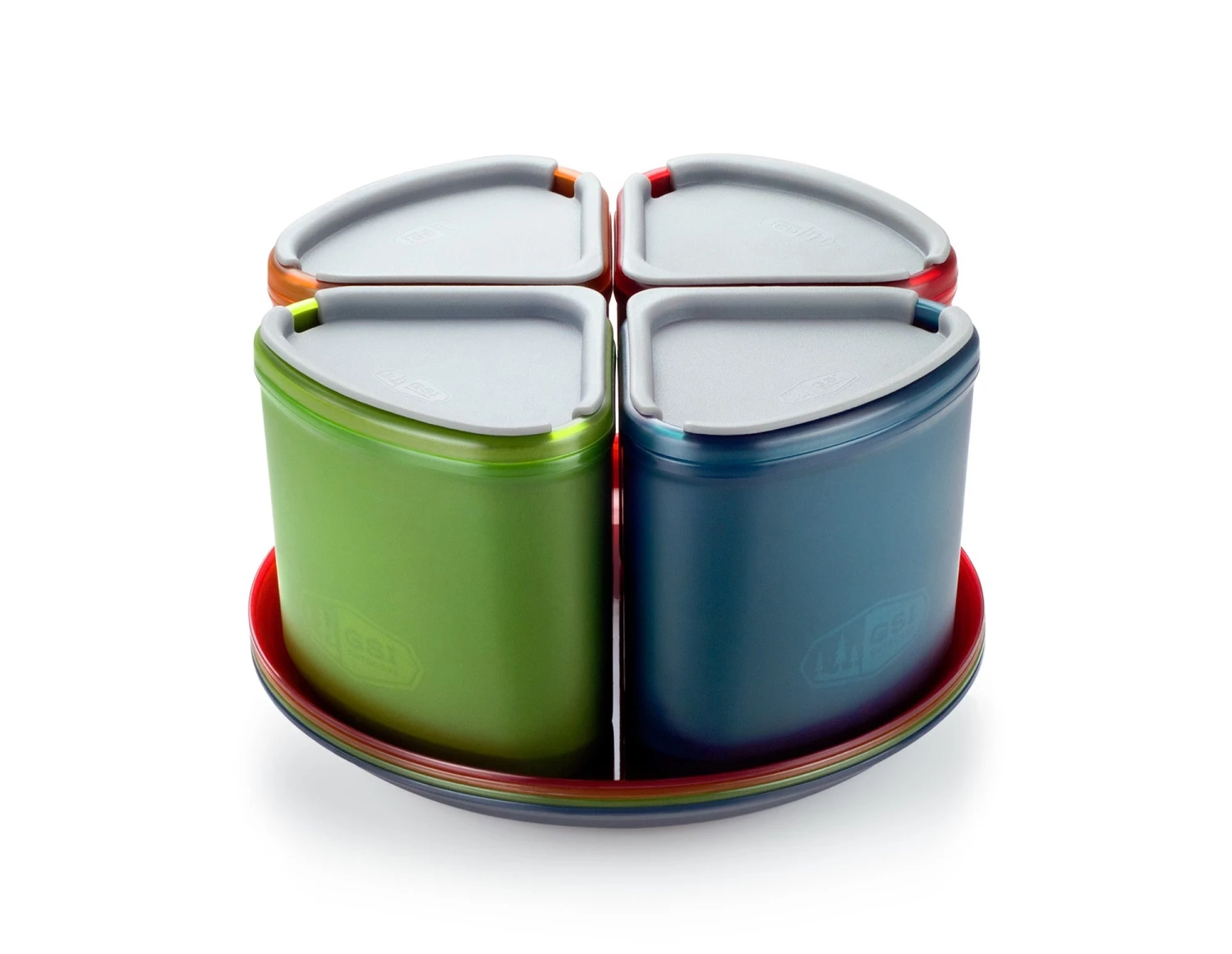 GSI Outdoors Infinity 4 Person Compact Tableset- Multicolor - Image 3