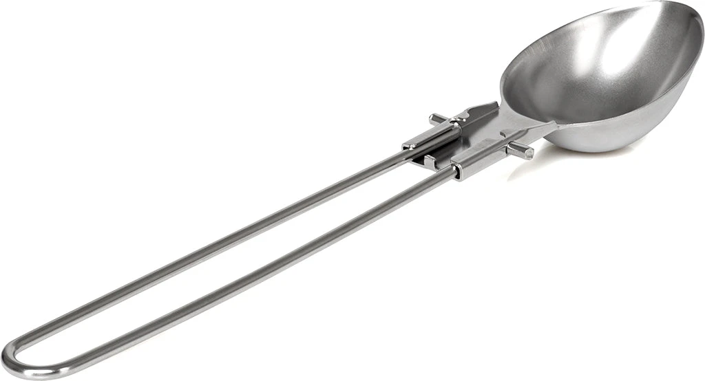 GSI Outdoors Glacier Stainless Steel Folding Chef Spoon/Ladle|-|Cuillère/louche De Chef Pliante En Acier Inoxydable Glacier