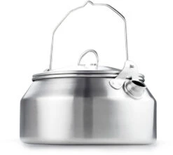 GSI Outdoors Glacier Stainless Tea Kettle- 1 Qt.|-|Bouilloire à Thé En Acier Inoxydable Glacier - 1 Pinte
