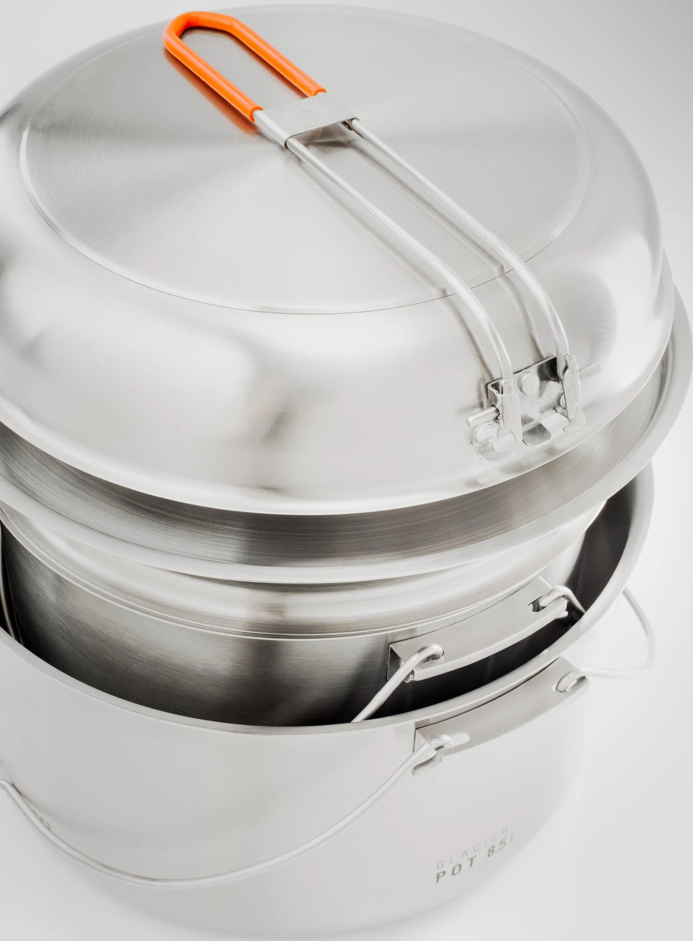 GSI Outdoors Glacier Stainless Troop Cookset|-|Ensemble De Cuisine Glacier Stainless Troop - Image 4