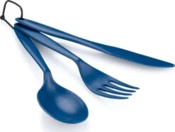 GSI Outdoors Tekk Cutlery Set - Blue|-|Ensemble D'ustensils Tekk