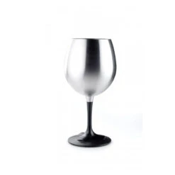 GSI Outdoors Red Wine Glass SS Nesting|-|Verre à Vin Rouge En Inox Avec Pied