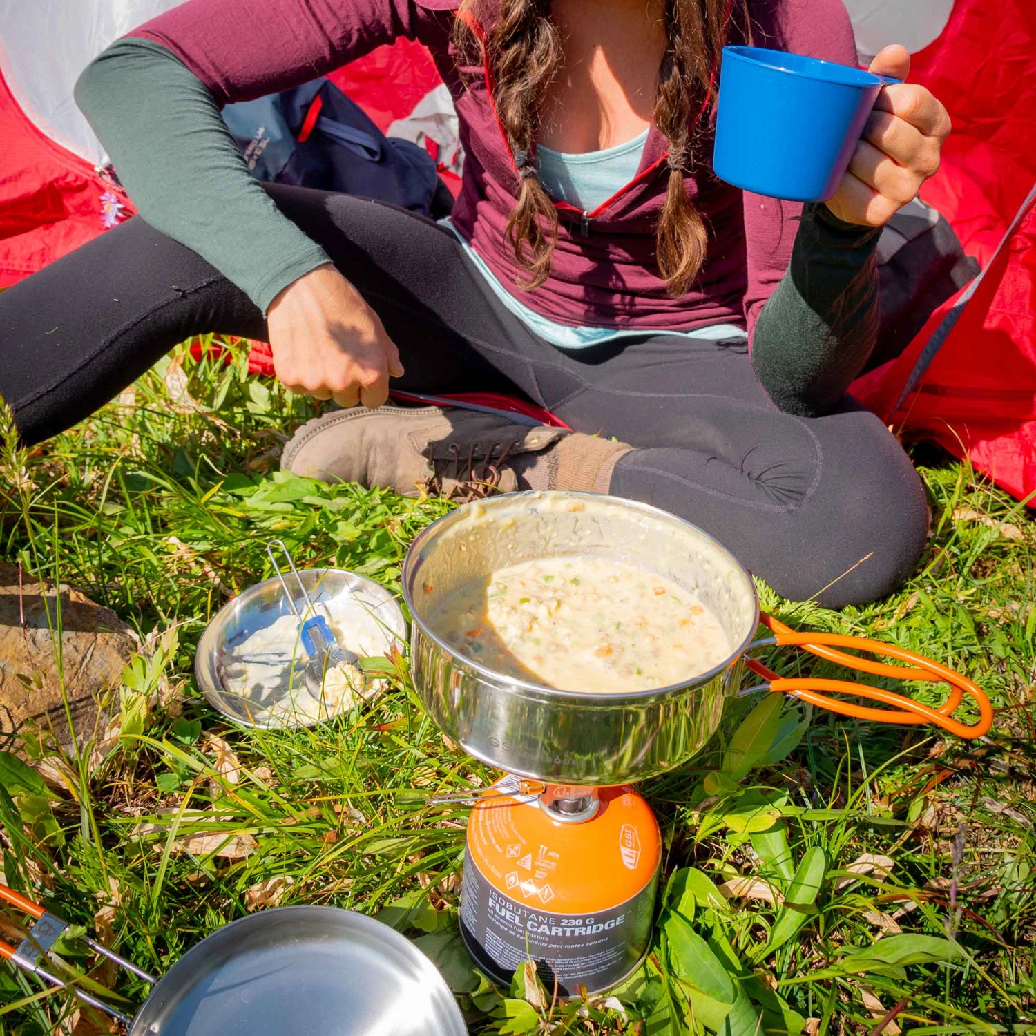 GSI Outdoors Glacier Stainless 1 Person Mess Kit - Image 5