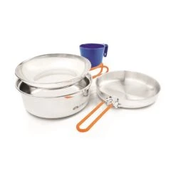 GSI Outdoors Glacier Stainless 1 Person Mess Kit