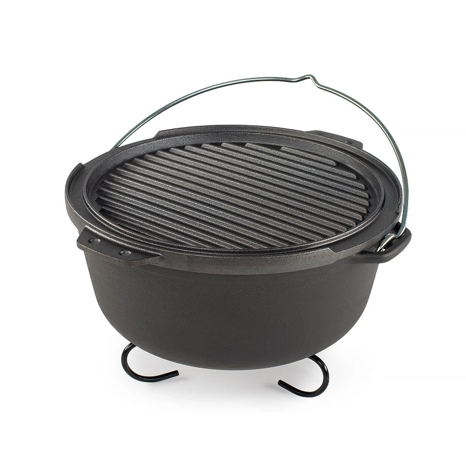 GSI Outdoors Guidecast 10" Cast Iron Cookset - Image 4